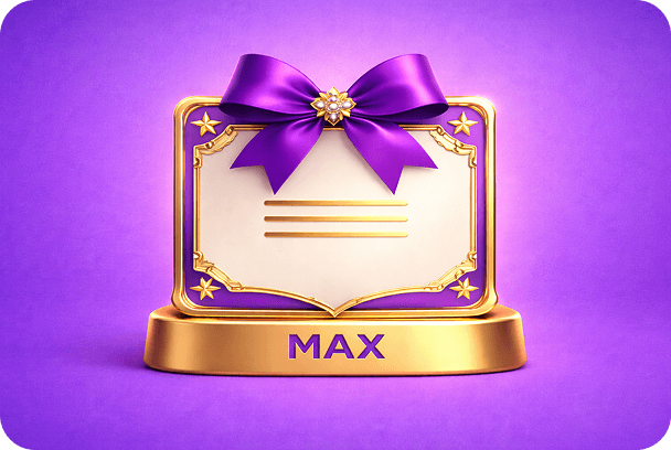 MAX yillik obuna sertifikati